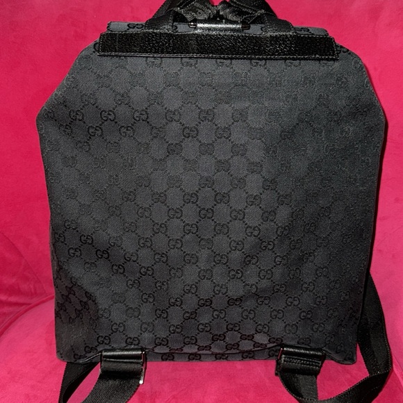 Gucci signature GG large Jackie backpack rucksack travel bag school bag - Picture 8 of 16